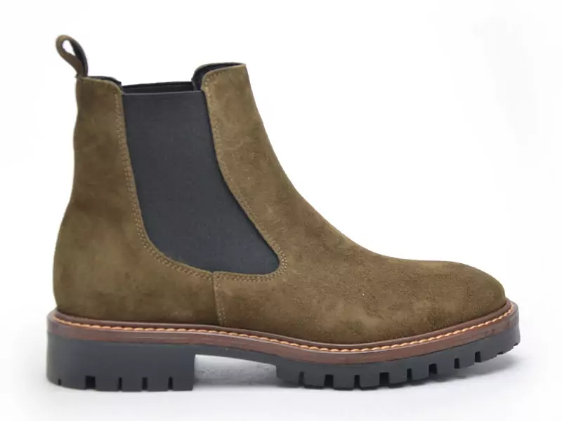 Alpe 2609 Kaki Boots et Bottines Plates Femme