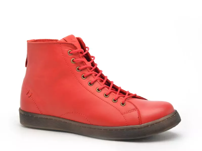 Andrea Conti 0344900 Rouge Boots et Bottines Plates Femme