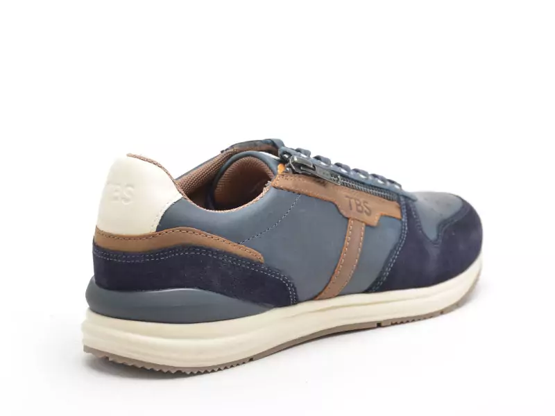 Tbs SLIMAN Bleu Baskets Basses Homme