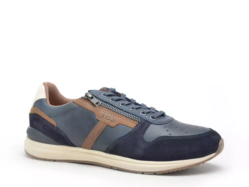 Tbs SLIMAN Bleu Baskets Basses Homme