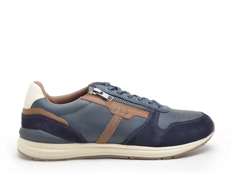 Tbs SLIMAN Bleu Baskets Basses Homme