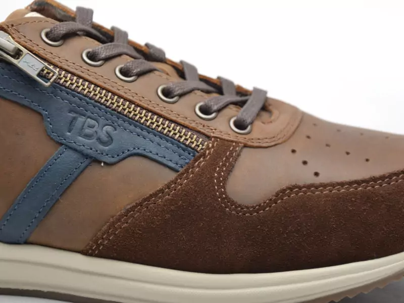 Tbs SLIMAN Marron Baskets Basses Homme