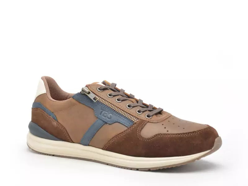 Tbs SLIMAN Marron Baskets Basses Homme