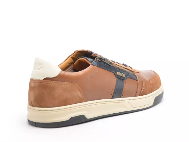 Tbs THEOZIP Marron Baskets Basses Homme