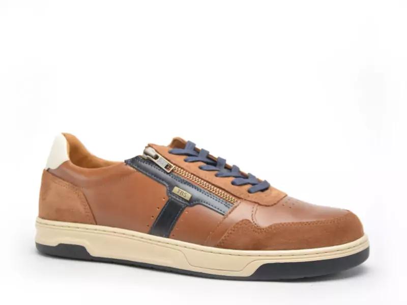 Tbs THEOZIP Marron Baskets Basses Homme