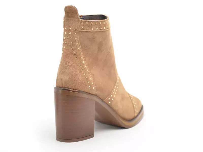 Alpe 5449 Beige Boots et Bottines à Talons Femme