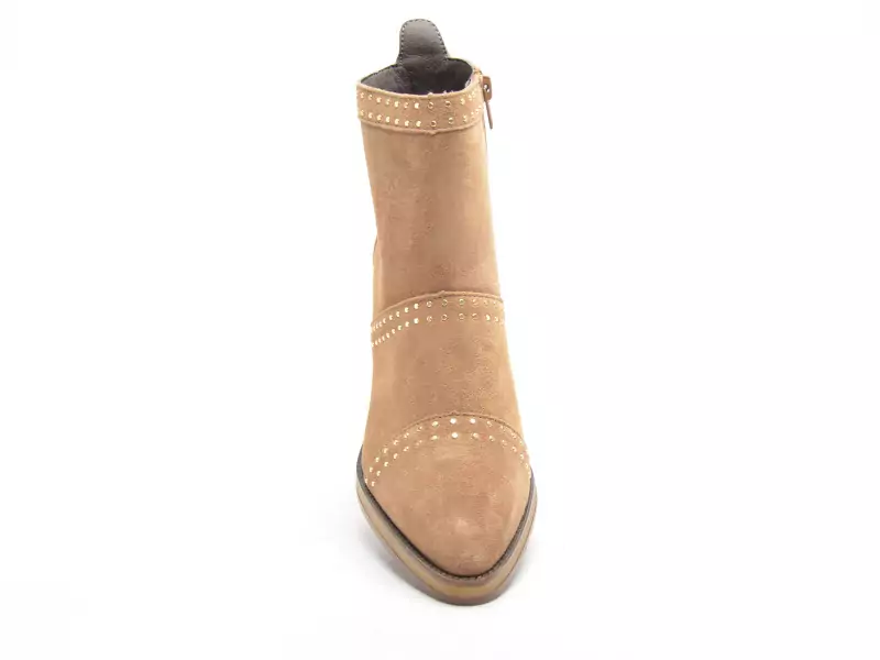 Alpe 5449 Beige Boots et Bottines à Talons Femme