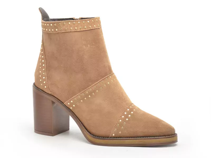 Alpe 5449 Beige Boots et Bottines à Talons Femme