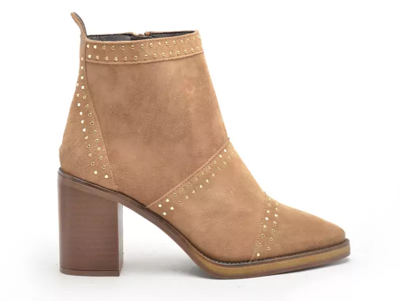 Alpe 5449 Beige Boots et Bottines à Talons Femme