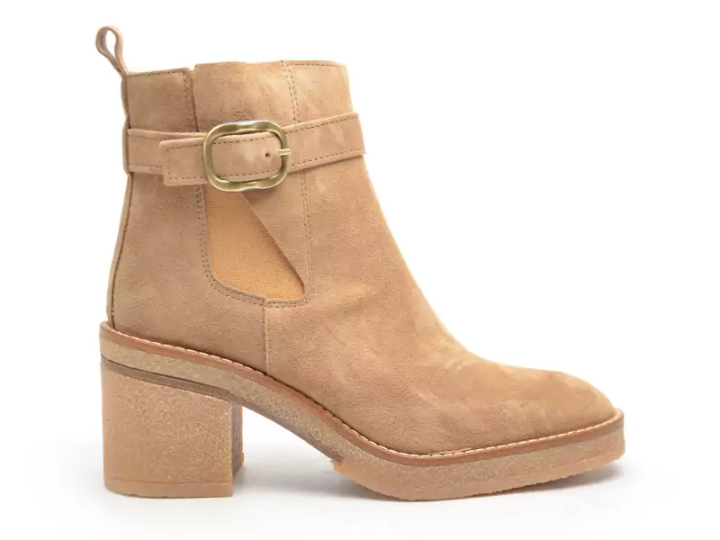 Alpe 5465 Beige Boots et Bottines à Talons Femme