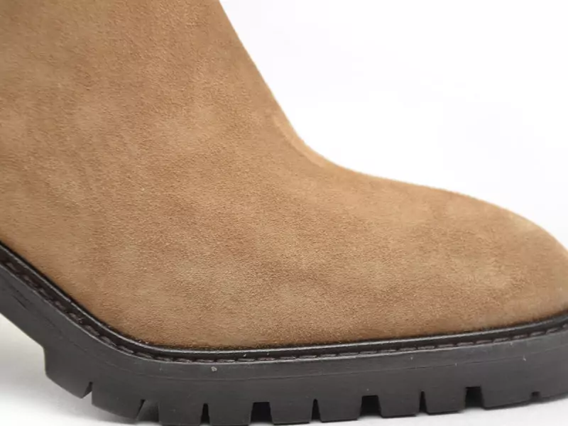 Alpe 5218 Beige Bottes à Talons Femme
