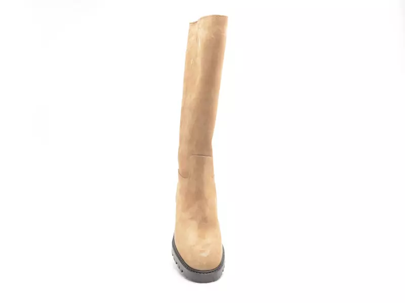 Alpe 5218 Beige Bottes à Talons Femme