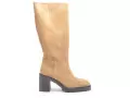 Alpe 5218 Beige Bottes à Talons Femme