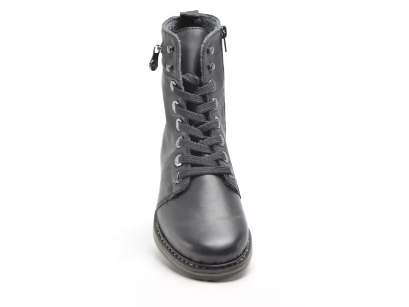 Rieker Z6810 Noir Boots et Bottines Plates Femme