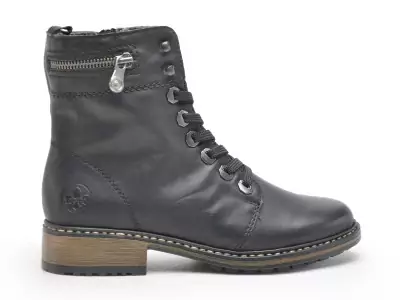 Z6810 Noir Boots et Bottines Plates Femme