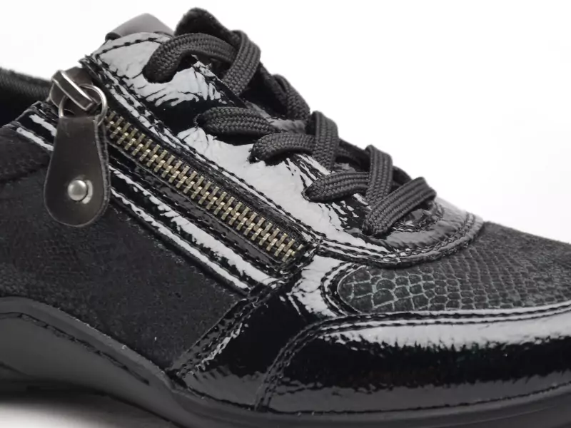 Remonte R7637 Noir Baskets Basses Femme