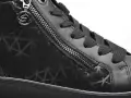 Remonte D2E70 Noir Basket Montante Femme