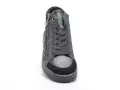 Remonte D2E70 Noir Basket Montante Femme