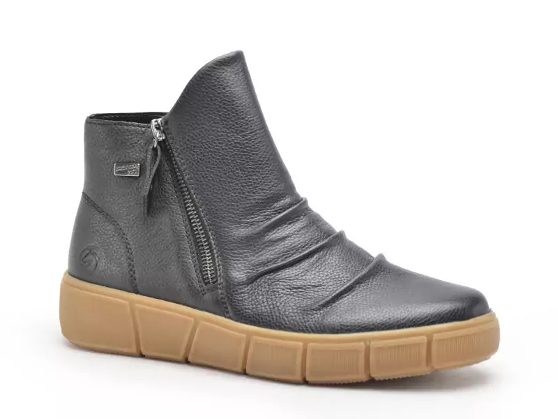 Remonte D1T73 Noir Boots et Bottines Plates Femme