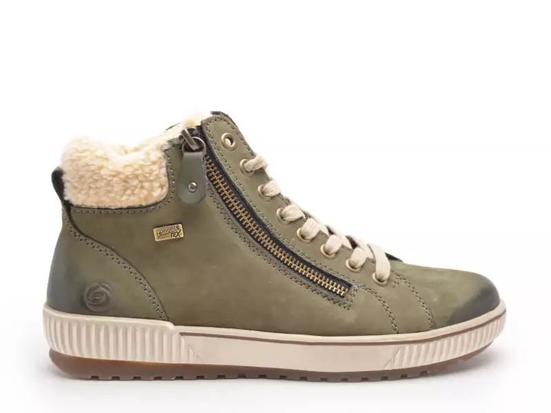 Remonte D0770 Kaki Boots et Bottines Plates Femme