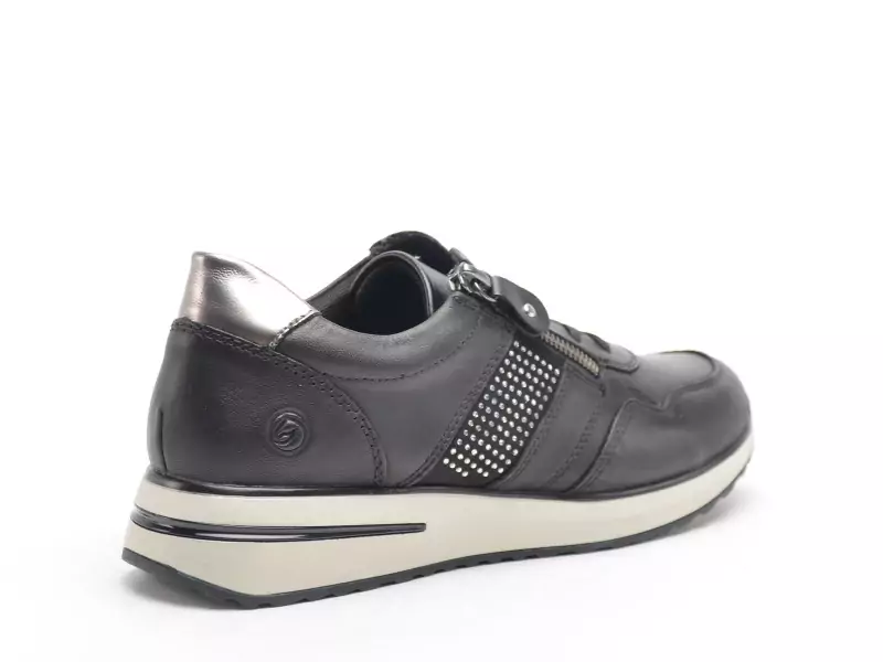 Remonte D1G13 Noir Baskets Basses Femme