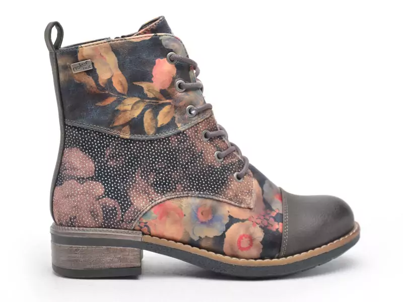 Rieker 94611 Multicolore Boots et Bottines Plates Femme