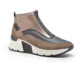 Rieker N6352 Marron Boots et Bottines à Talons Femme