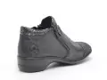 Rieker 58388 Noir Boots et Bottines Plates Femme