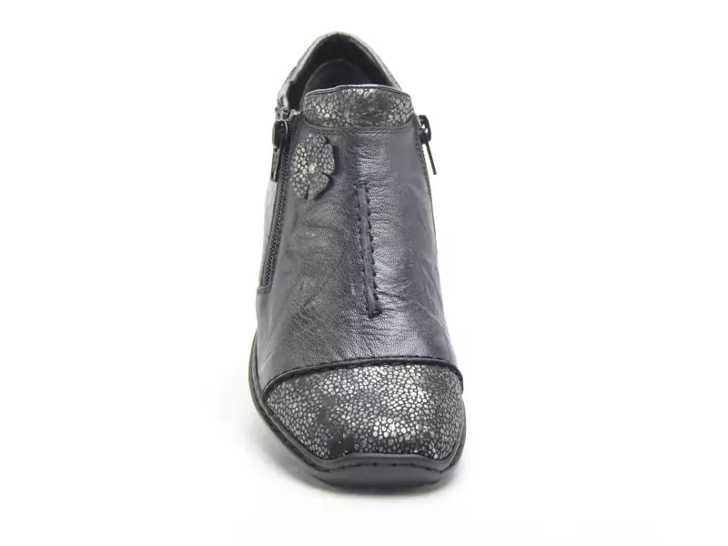 Rieker 58388 Noir Boots et Bottines Plates Femme