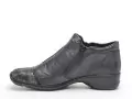 Rieker 58388 Noir Boots et Bottines Plates Femme