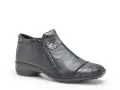 Rieker 58388 Noir Boots et Bottines Plates Femme