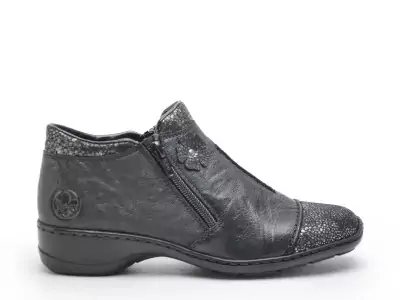 58388 Noir Boots et Bottines Plates Femme