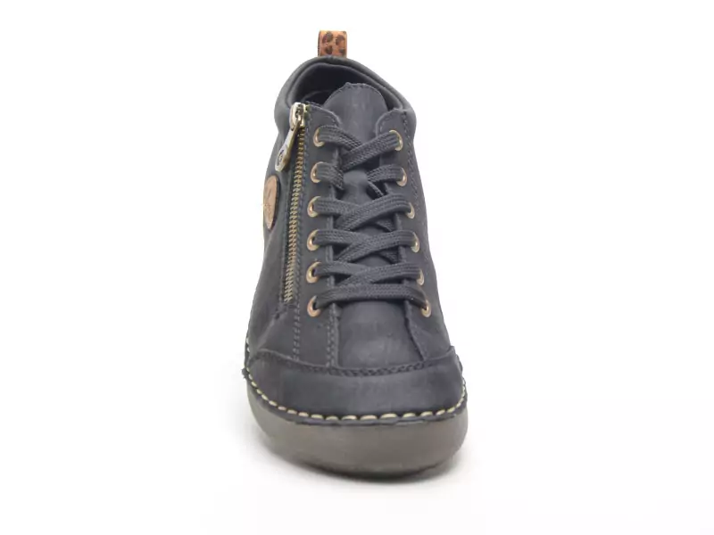 Rieker 52514 Noir Boots et Bottines Plates Femme