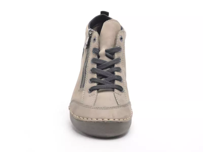 Rieker 52514 Gris Boots et Bottines Plates Femme