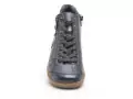 Rieker L7514 Bleu Boots et Bottines Plates Femme