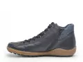 Rieker L7514 Bleu Boots et Bottines Plates Femme