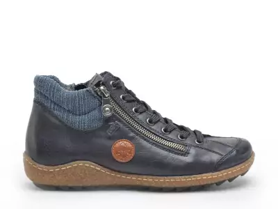 L7514 Bleu Boots et Bottines Plates Femme