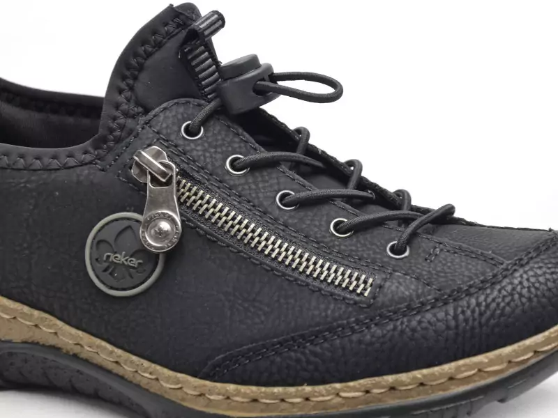 Rieker N3267 Noir Derbies Femme