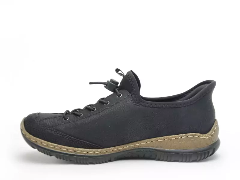 Rieker N3267 Noir Derbies Femme