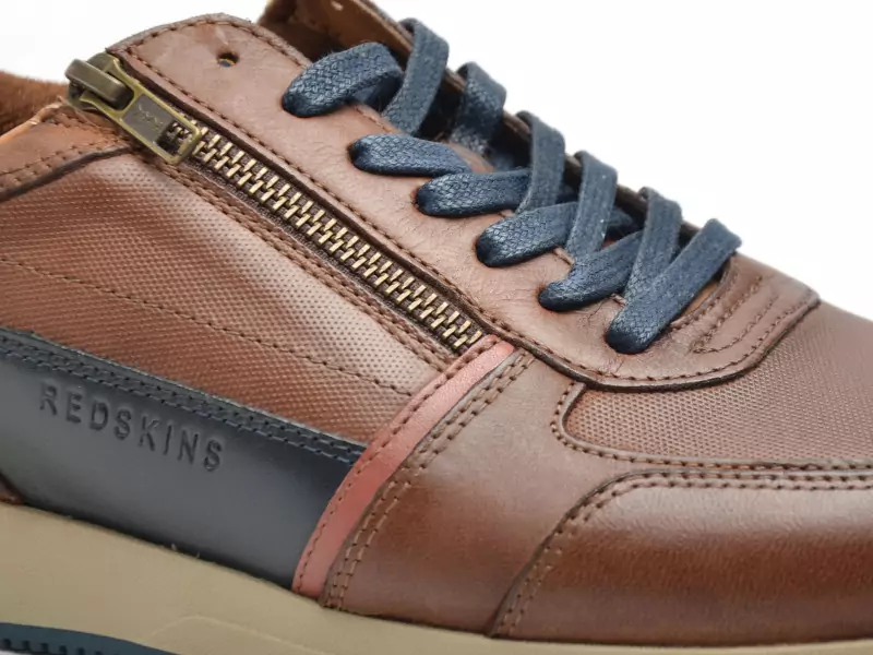 Redskins CALLIAS Marron Baskets Basses Homme
