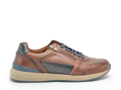 CALLIAS Marron Baskets Basses Homme