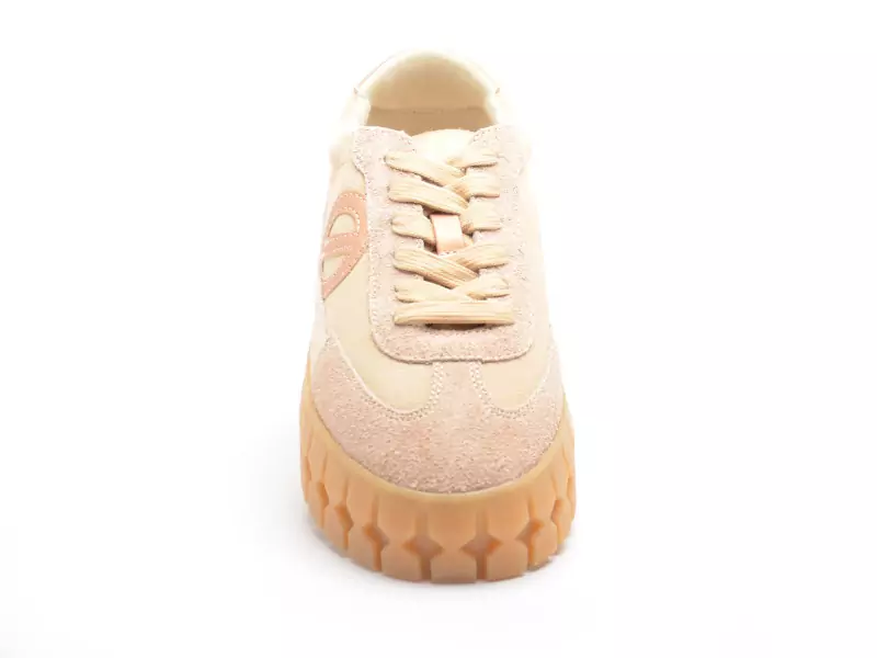 No Name PLAY SIDE Beige Baskets Basses Femme