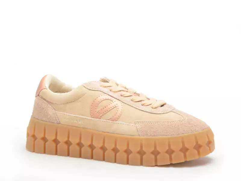 No Name PLAY SIDE Beige Baskets Basses Femme