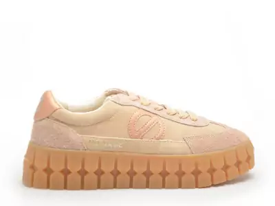 PLAY SIDE Beige Baskets Basses Femme