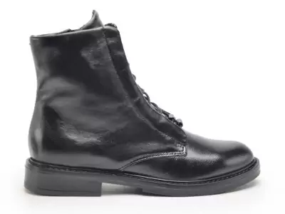 T81224 Noir Boots et Bottines Plates Femme