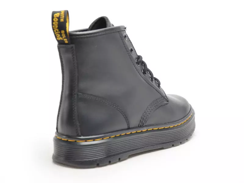 Dr Martens BROOKLINE CHUKKA 6 EYE BOOT 41550001 Noir Boots et Bottines Plates Femme