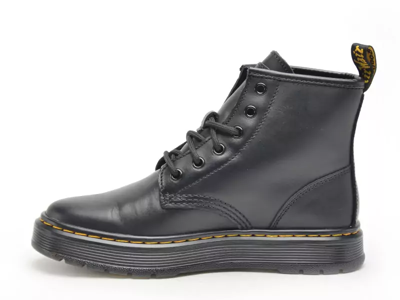 Dr Martens BROOKLINE CHUKKA 6 EYE BOOT 41550001 Noir Boots et Bottines Plates Femme