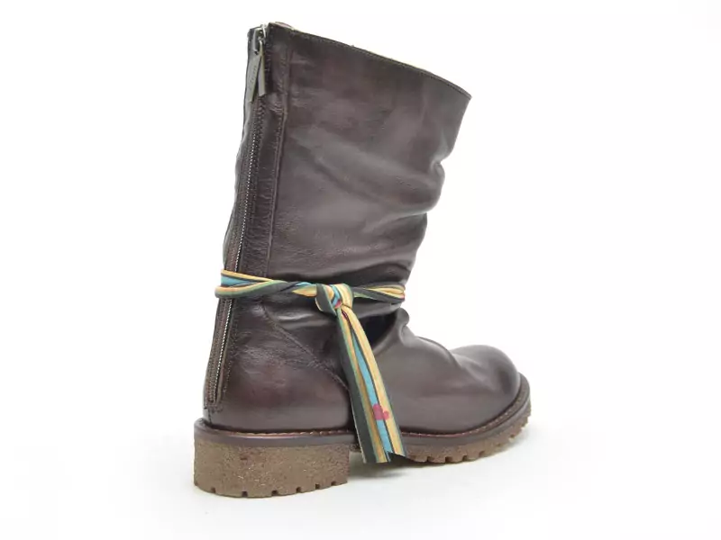 Felmini D609 Marron Boots et Bottines Plates Femme