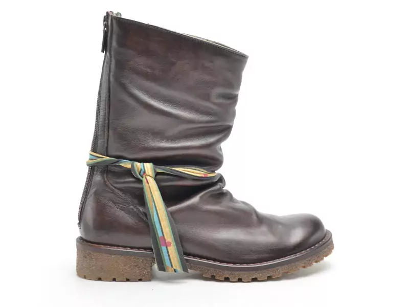 Felmini D609 Marron Boots et Bottines Plates Femme