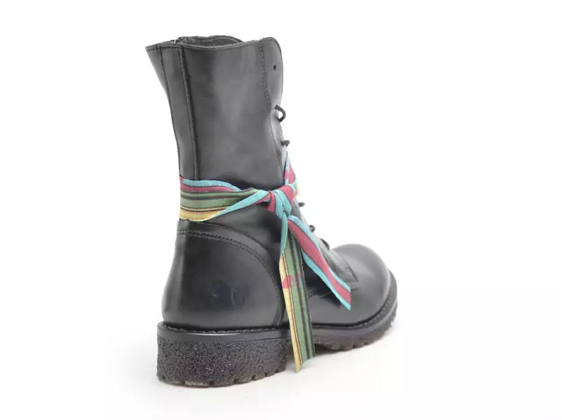 Felmini B501 Noir Boots et Bottines Plates Femme